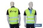 High visibility vest | Yellow | Size: XXL | EN ISO 20471 | CAT. III - Cofan